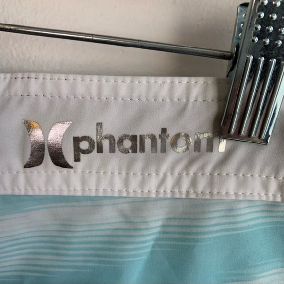 Hurley Phantom Blue Striped Board Shorts Size 30 - Picture 8 of 8